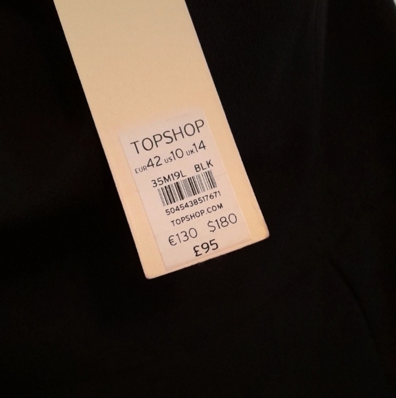 Beautiful Black Topshop Strapless Evening Gown - Picture 3 of 3